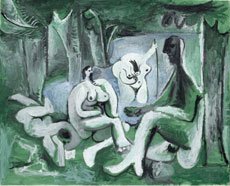 Le Déjeuner sur l’herbe d’après Manet