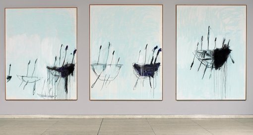 Cy Twombly Three studies from the Temeraire 1998/99