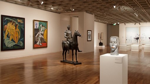 a view inside Modern gallery