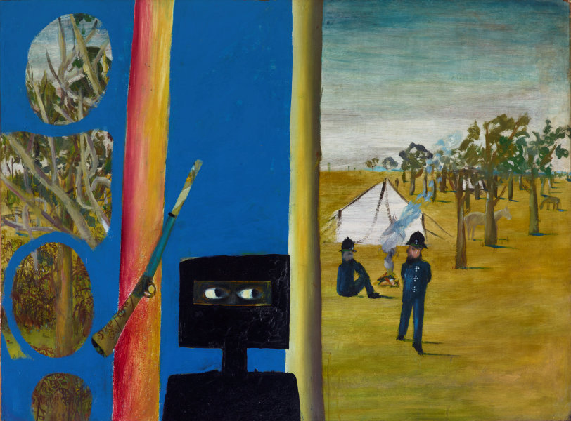 The camp, (1946) by Sidney Nolan :: The Collection :: Art Gallery NSW